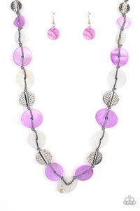 Seashore Spa - Purple Necklace