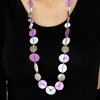 Load image into Gallery viewer, Seashore Spa - Purple Necklace