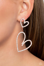 Load image into Gallery viewer, Doting Duo - Copper Heart Paparazzi Earrings