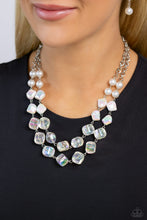 Load image into Gallery viewer, Eclectic Embellishment - White Paparazzi Necklace