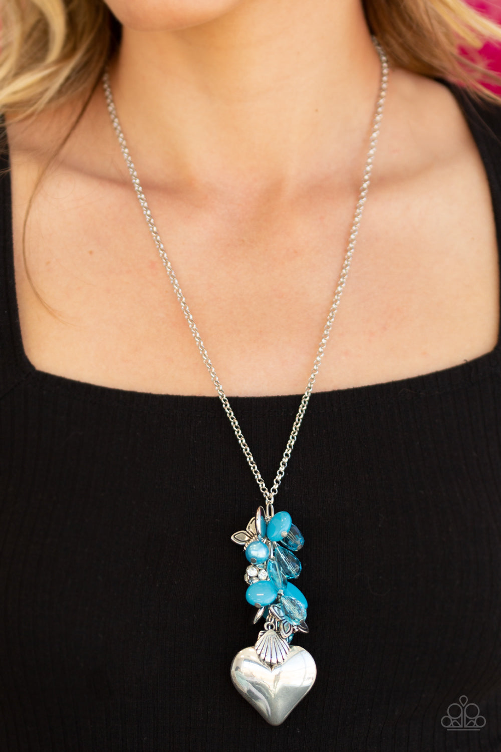 Beach Buzz - Blue Paparazzi Necklace