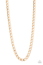 Load image into Gallery viewer, Big Win - Gold Paparazzi Necklace