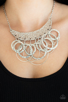 Metro Eclipse - Silver Paparazzi Necklace