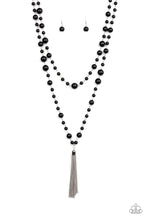 Load image into Gallery viewer, Social Hour - Black Paparazzi Necklace - Glam4love