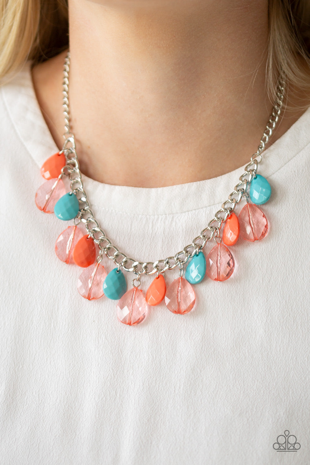 Just TEAR-rific - Multi Paparazzi Necklace