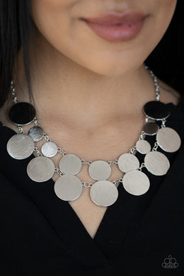 Stop and Reflect - Silver Paparazzi Necklace