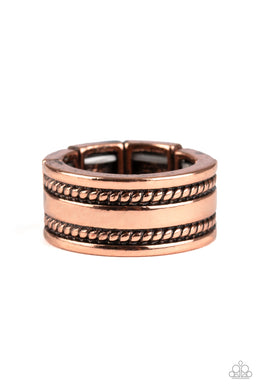 Special Ops - Paparazzi Copper Ring