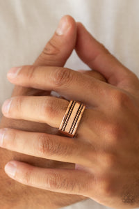 Special Ops - Paparazzi Copper Ring