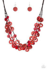 Wonderfully Walla Walla - Red Paparazzi Necklace