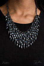 Load image into Gallery viewer, Heather- Blue Paparazzi Zi Necklace