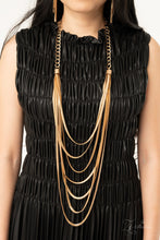 Load image into Gallery viewer, Commanding - Gold Paparazzi Zi Necklace