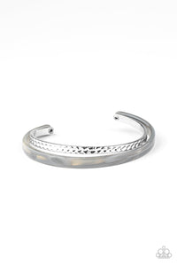 HAUTE On The Trail - Silver Paparazzi Bracelet