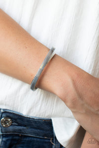 HAUTE On The Trail - Silver Paparazzi Bracelet