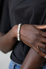 Load image into Gallery viewer, Frosted Finery - Paparazzi Bracelet Pearls and Rhinestones