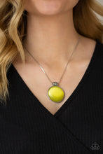 Load image into Gallery viewer, Look Into My Aura - Yellow Paparazzi Necklace