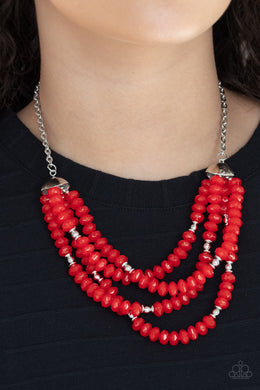 Best POSH-ible Taste - Red Paparazzi Necklace