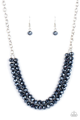 May The FIERCE Be With You - Blue Paparazzi Necklace