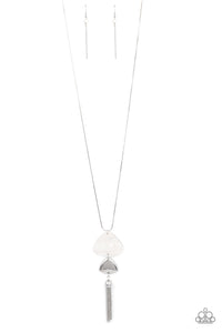 TIDE You Over - White Paparazzi Necklace