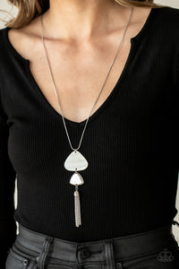 TIDE You Over - White Paparazzi Necklace