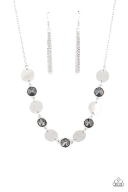 Refined Reflections - Silver  Paparazzi Necklace