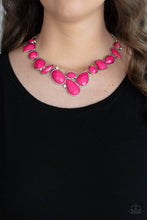 Load image into Gallery viewer, Mystical Mirage - Pink Paparazzi Necklace