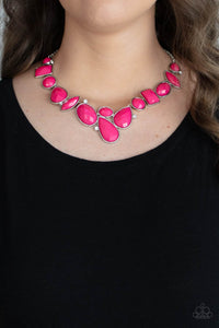 Mystical Mirage - Pink Paparazzi Necklace