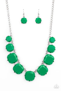 Prismatic Prima Donna - Green Paparazzi Necklace