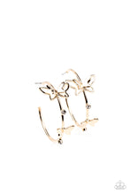 Load image into Gallery viewer, Full Out Flutter - Gold Butterfly Earrings