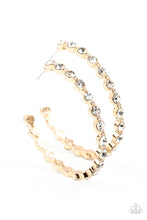 Load image into Gallery viewer, Paparazzi Royal Reveler - Gold hoop earrings