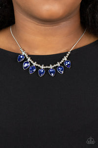 Crown Jewel Couture - Blue Paparazzi Necklace