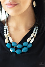 Load image into Gallery viewer, Seacoast Sunset - Blue Paparazzi Necklace