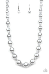 Uptown Heiress - Silver Paparazzi Necklace - Glam4love