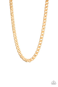 Omega - Gold Paparazzi Necklace - Glam4love