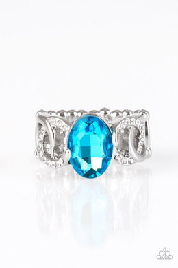 Supreme Bling - Blue - Paparazzi Ring