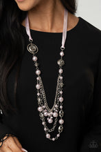 Load image into Gallery viewer, All The Trimmings - Pink Paparazzi Necklace