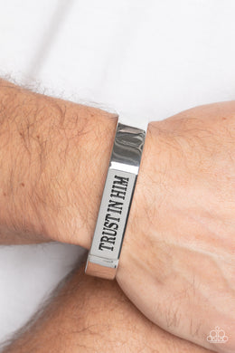 Trusting Trinket - Silver paparazzi bracelet