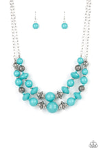 Load image into Gallery viewer, Upscale Chic - Blue Paparazzi Necklace